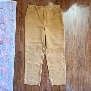 Vintage Faux Suede Pants